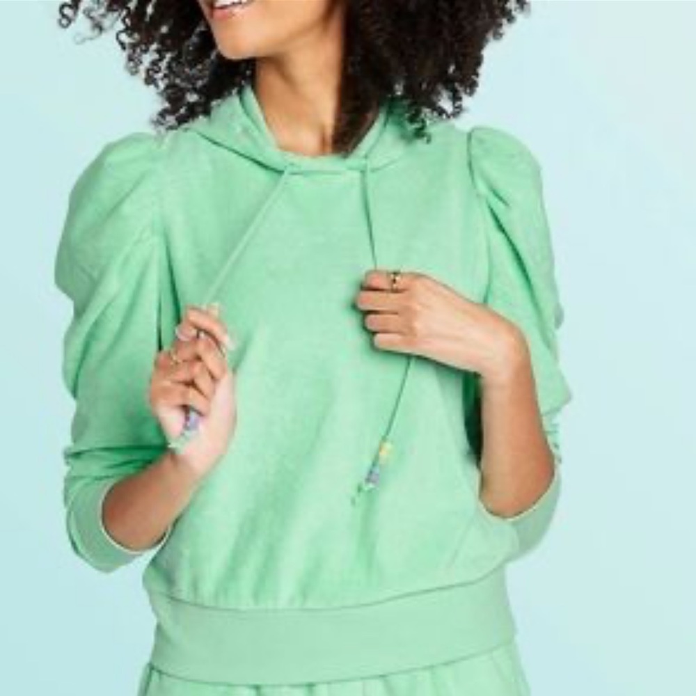 Stoney Clover Lane x Target | Hooded Sweatshirt, Green, Large